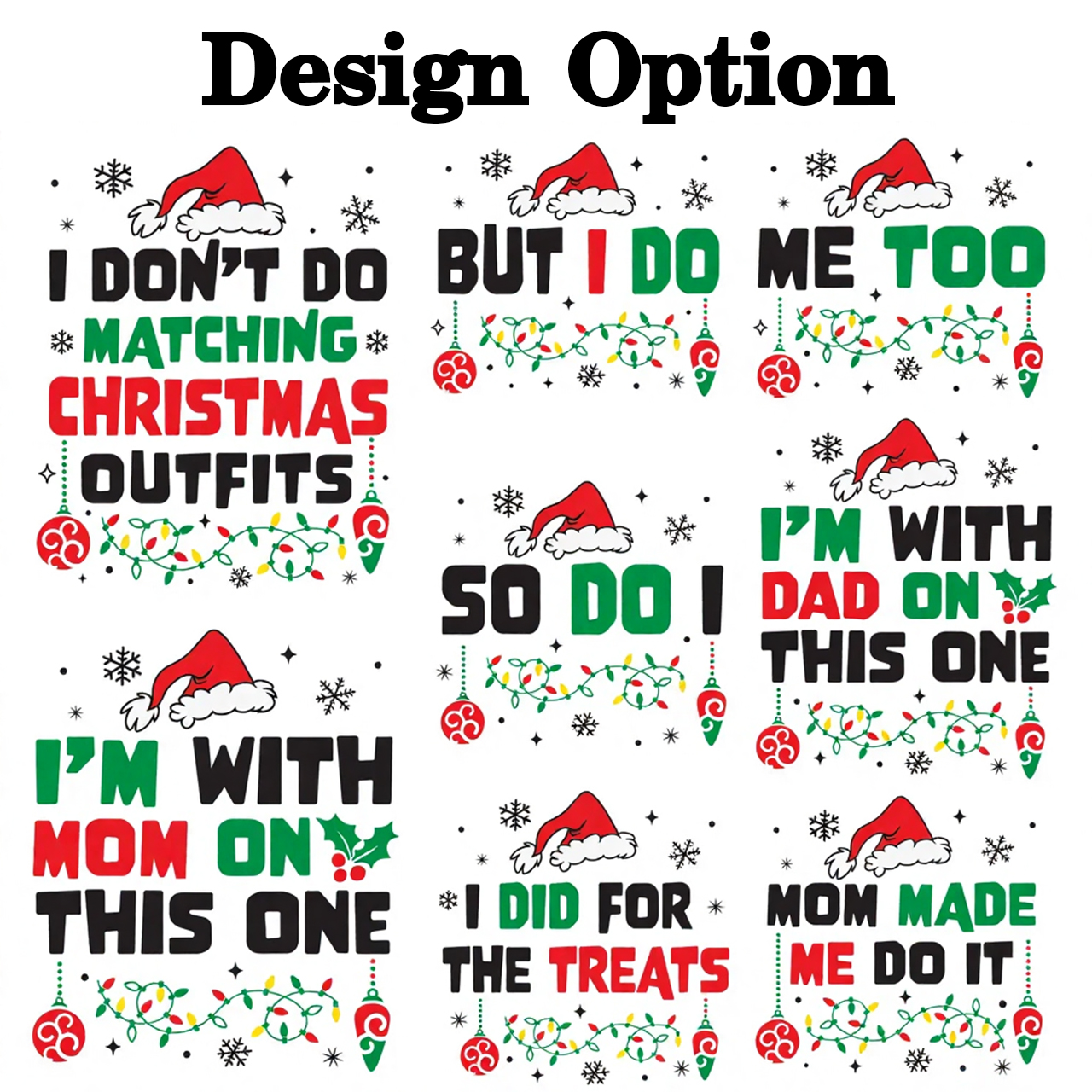 Personalized Christmas Clothing Wars Family Matching T-Shirts Beepumpkin