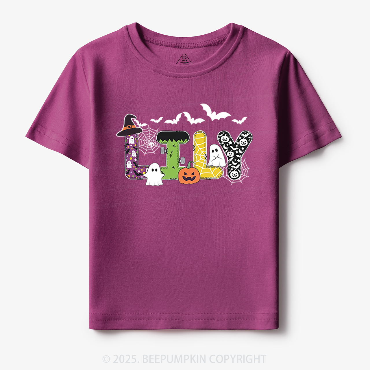 Personalized Halloween Name Toddler&Kid's Tees Beepumpkin