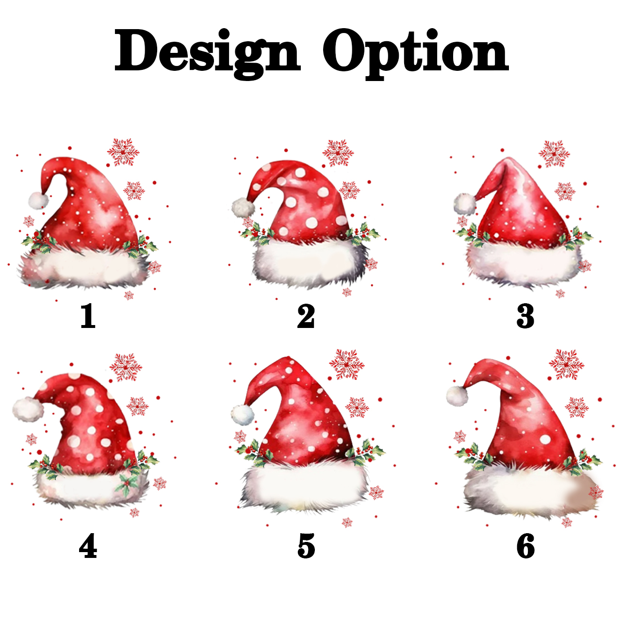 Personalized Christmas Hats Name Family Matching Pajamas