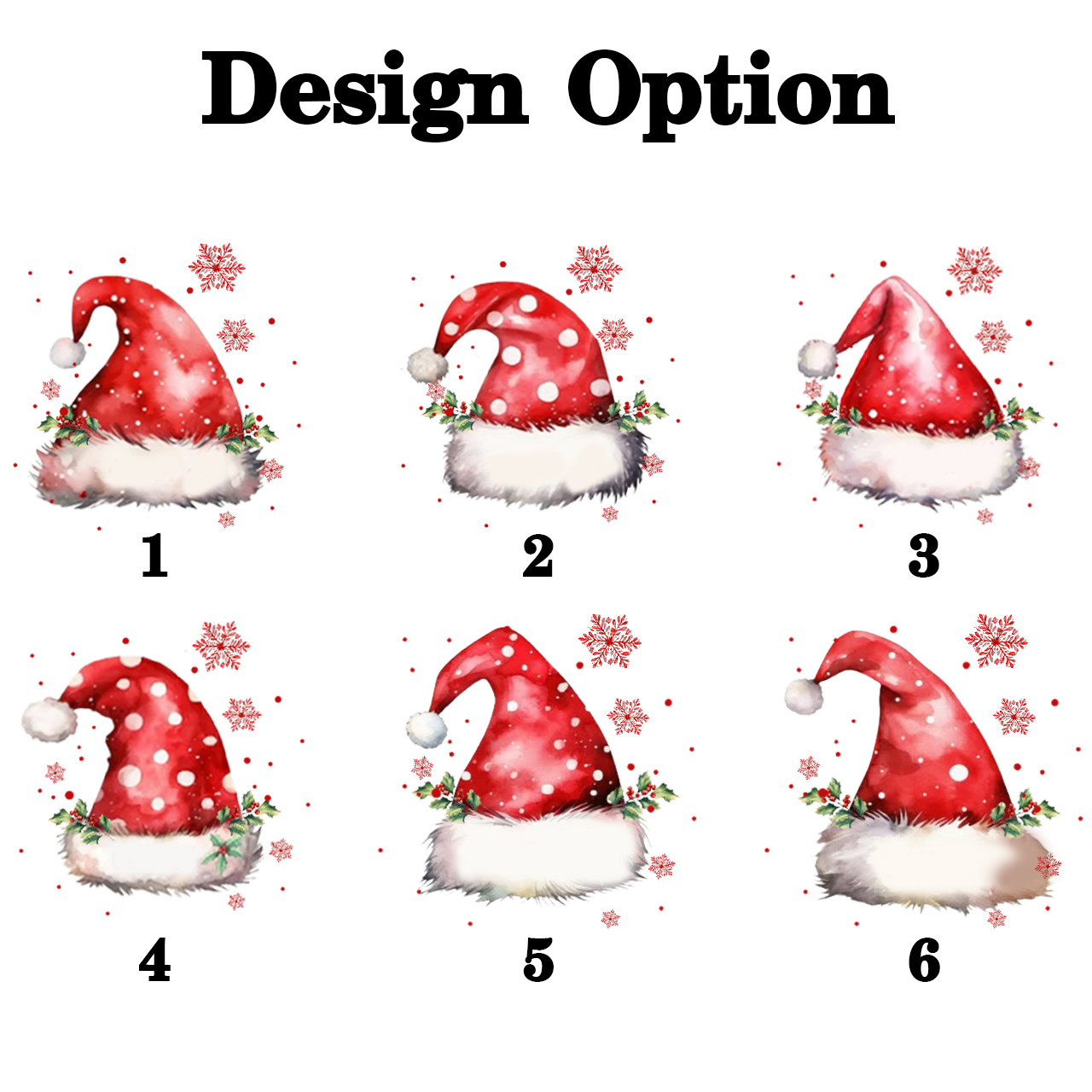 Personalized Christmas Hats Name Family Matching Pajamas