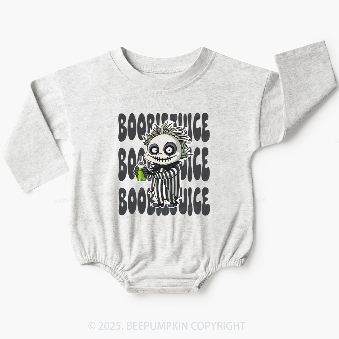 Boobiejuice Halloween Baby Bubble Romper Beepumpkin