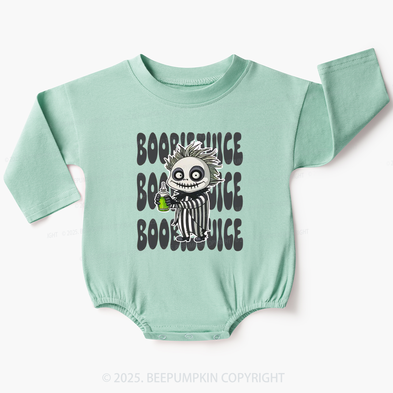 Boobiejuice Halloween Baby Bubble Romper Beepumpkin