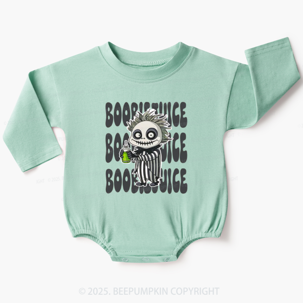 Boobiejuice Halloween Baby Bubble Romper Beepumpkin
