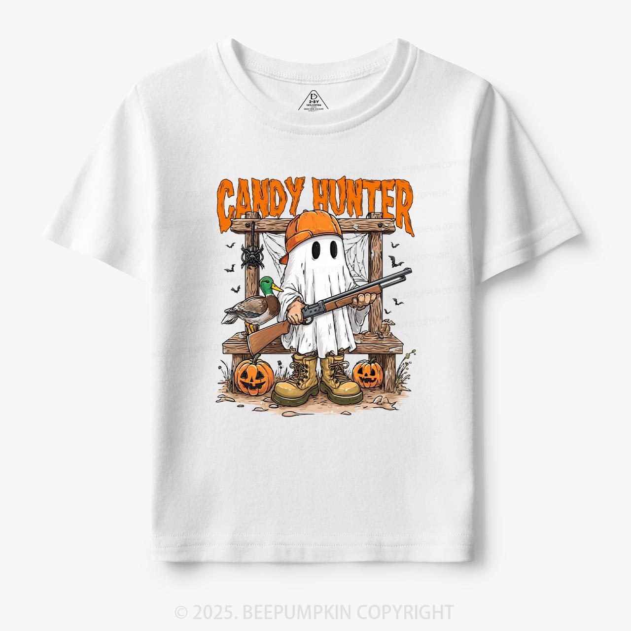 Candy Hunter Halloween Toddler&Kid's Tees Beepumpkin