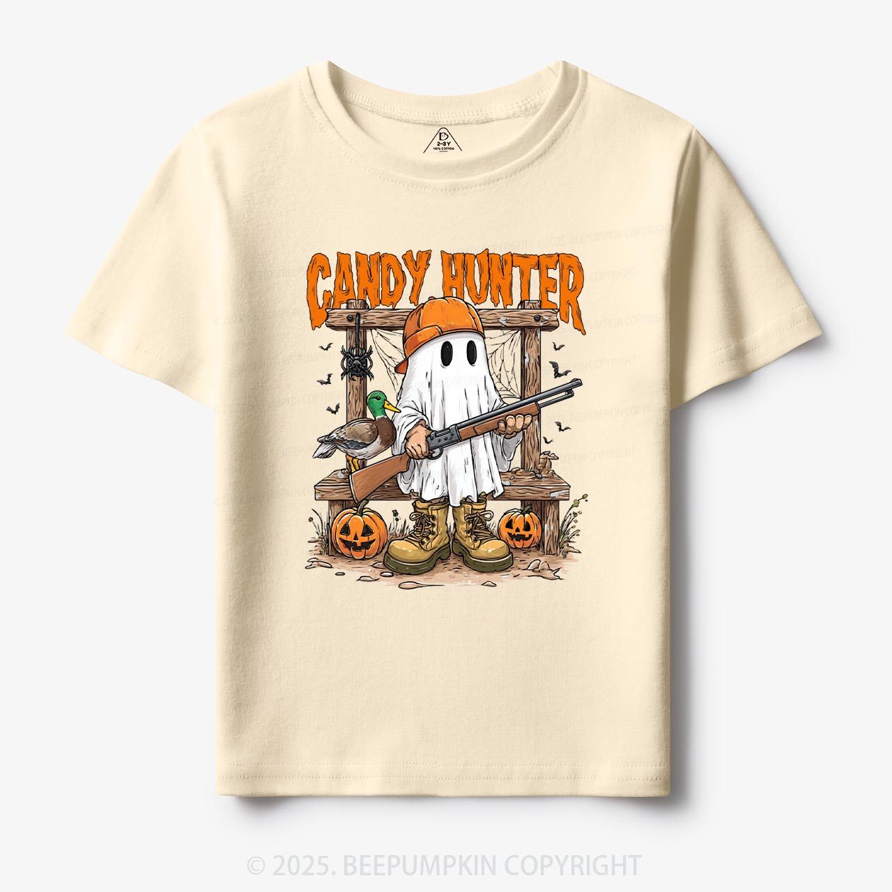 Candy Hunter Halloween Toddler&Kid's Tees Beepumpkin