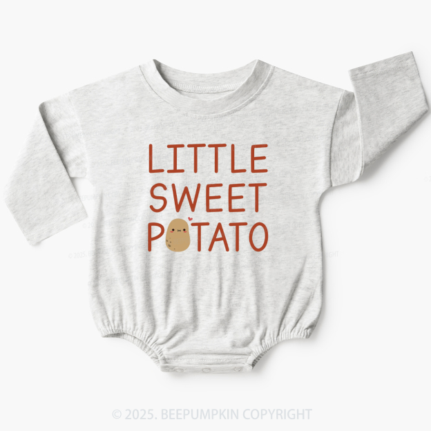 Little Sweet Potato Baby Bubble Romper Beepumpkin