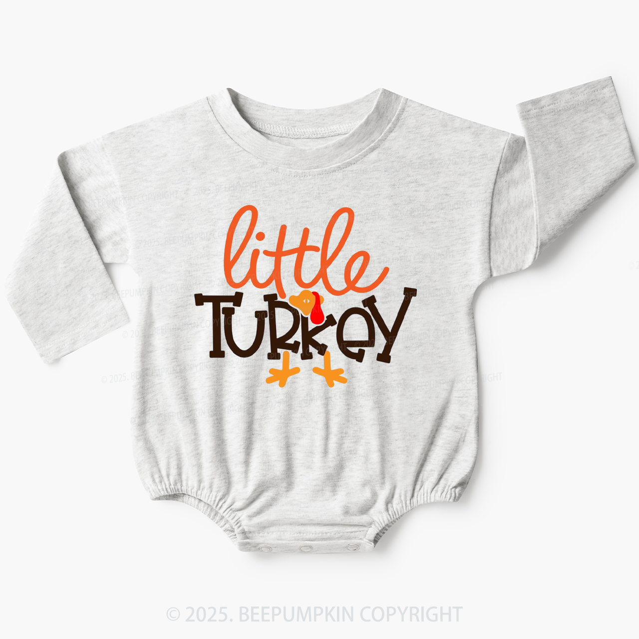  Little Turkey Baby Bubble Romper Beepumpkin