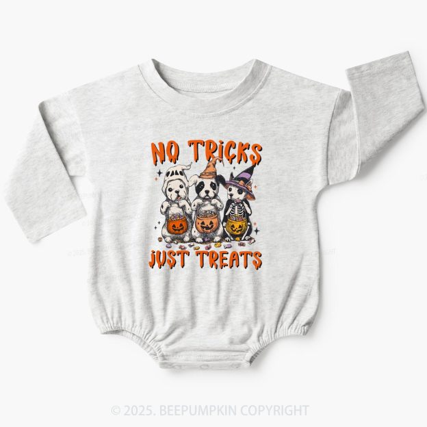 Halloween Dog Baby Bubble Romper Beepumpkin