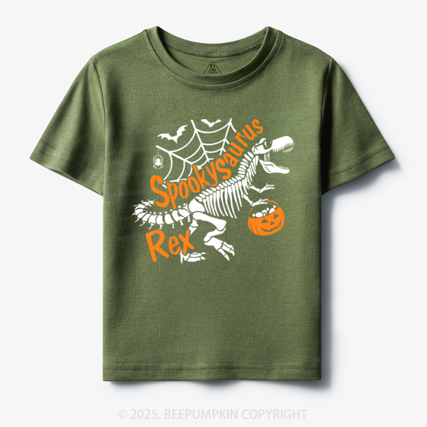 Spooky Saurus Rex Toddler&Kid's Tees Beepumpkin