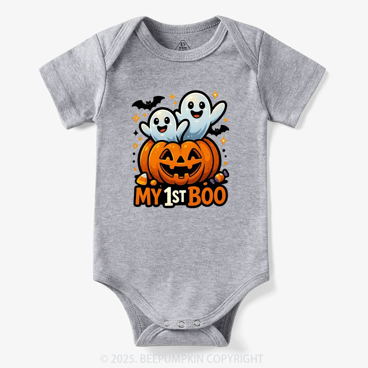 My First Halloween Bodysuit Beepumpkin