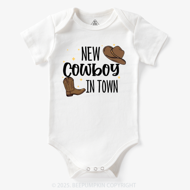 New Cowboy In Town Bodysuit Beepumpkin