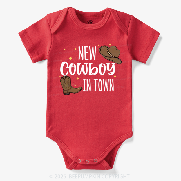 New Cowboy In Town Bodysuit Beepumpkin