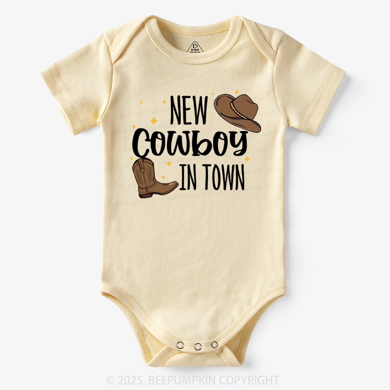 New Cowboy In Town Bodysuit Beepumpkin