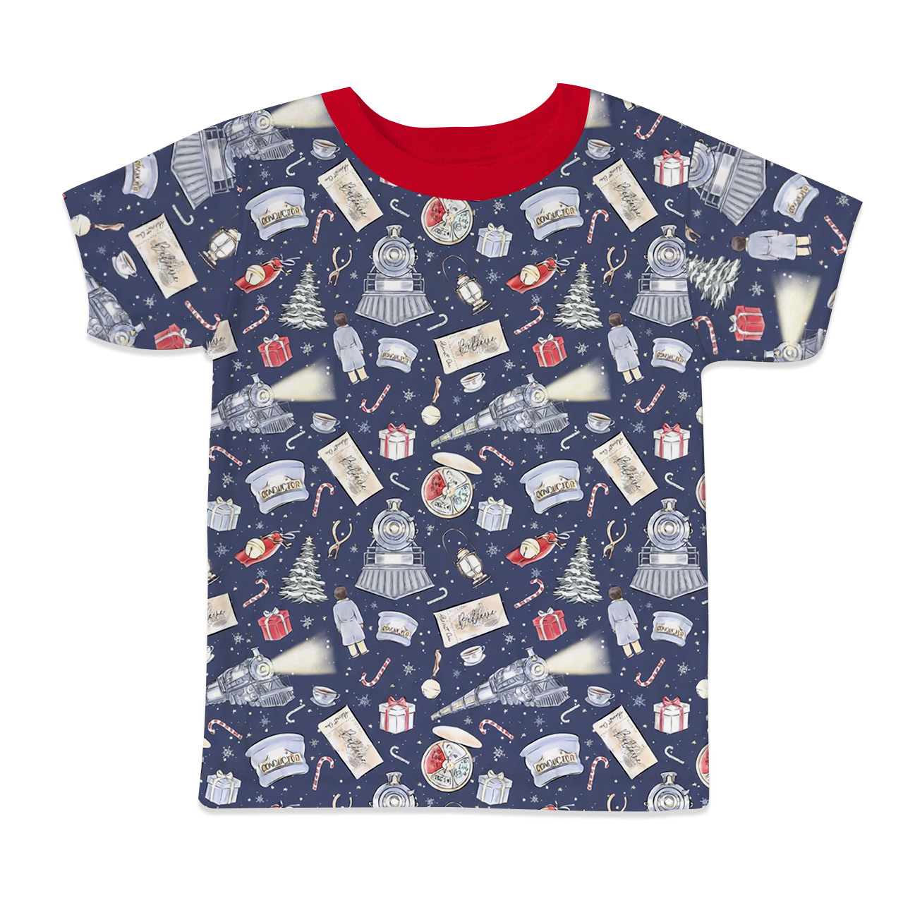 Magical Holiday Express All-Over Print Short Family Matching Pajama Sets