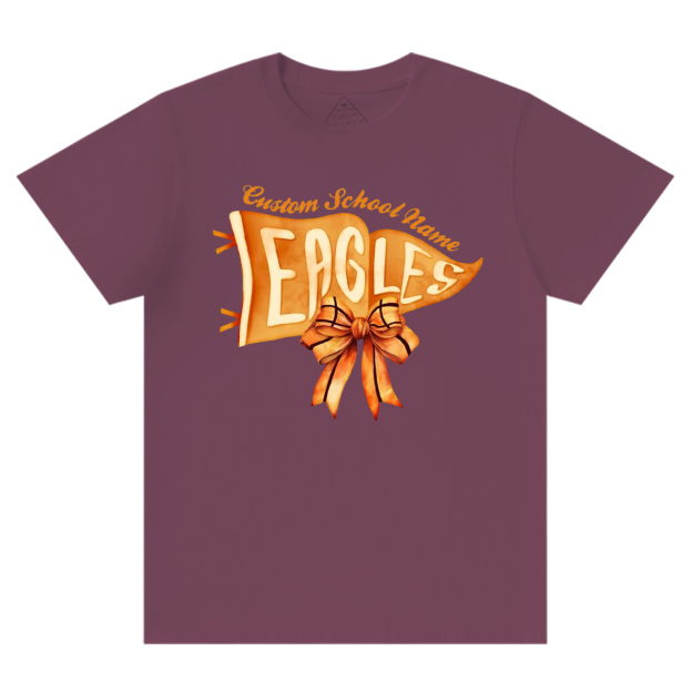 Personalized Mascot Watercolor Pennants Flag T-Shirts Beepumpkin