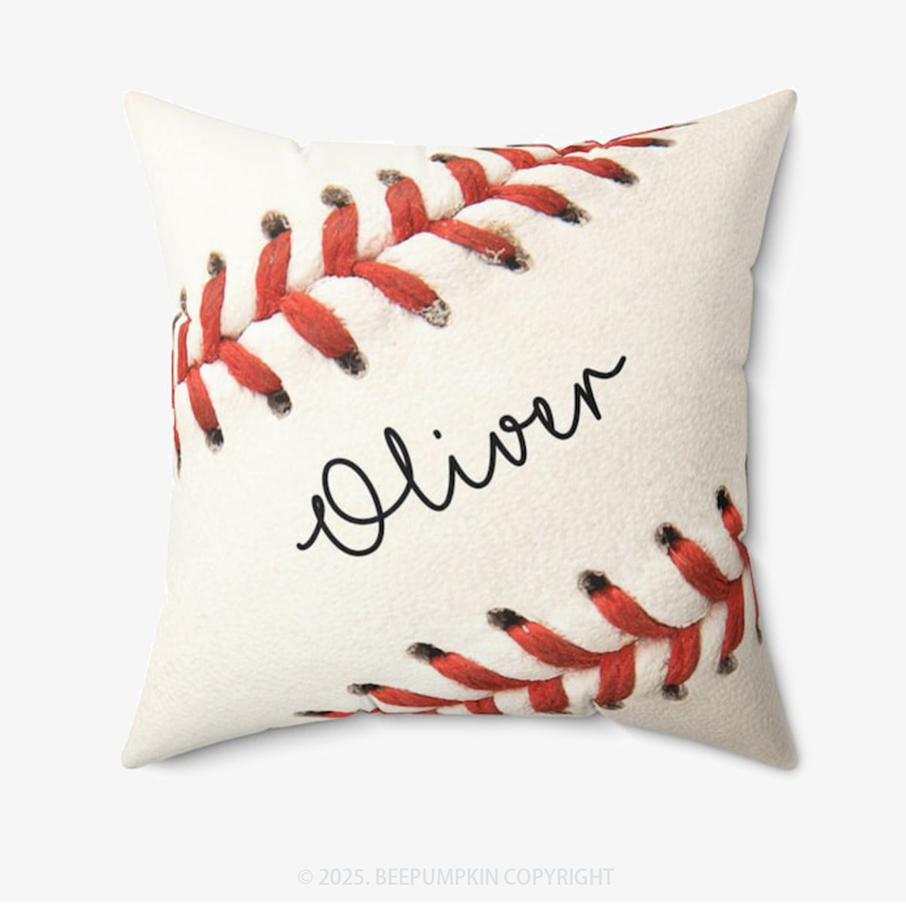 Personalized Baseball Name Pillow Cover