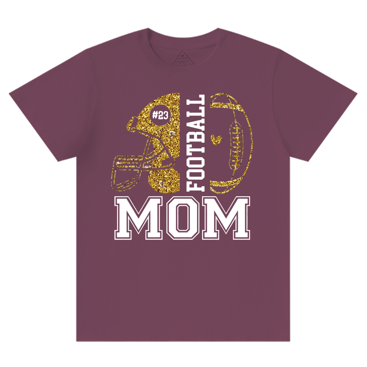 Personalized Football Mom T-Shirts Beepumpkin