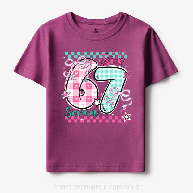 Checkered Valentine 67 Toddler&Kid's Tees Beepumpkin