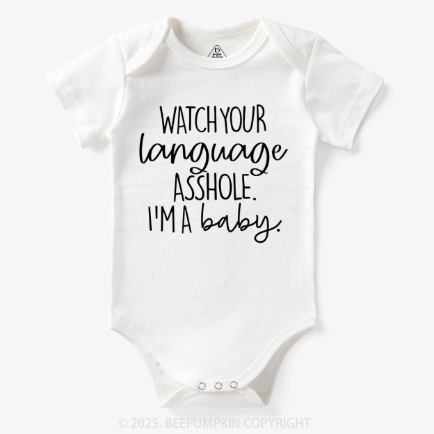 Watch Your Language Bodysuit Beepumpkin 7