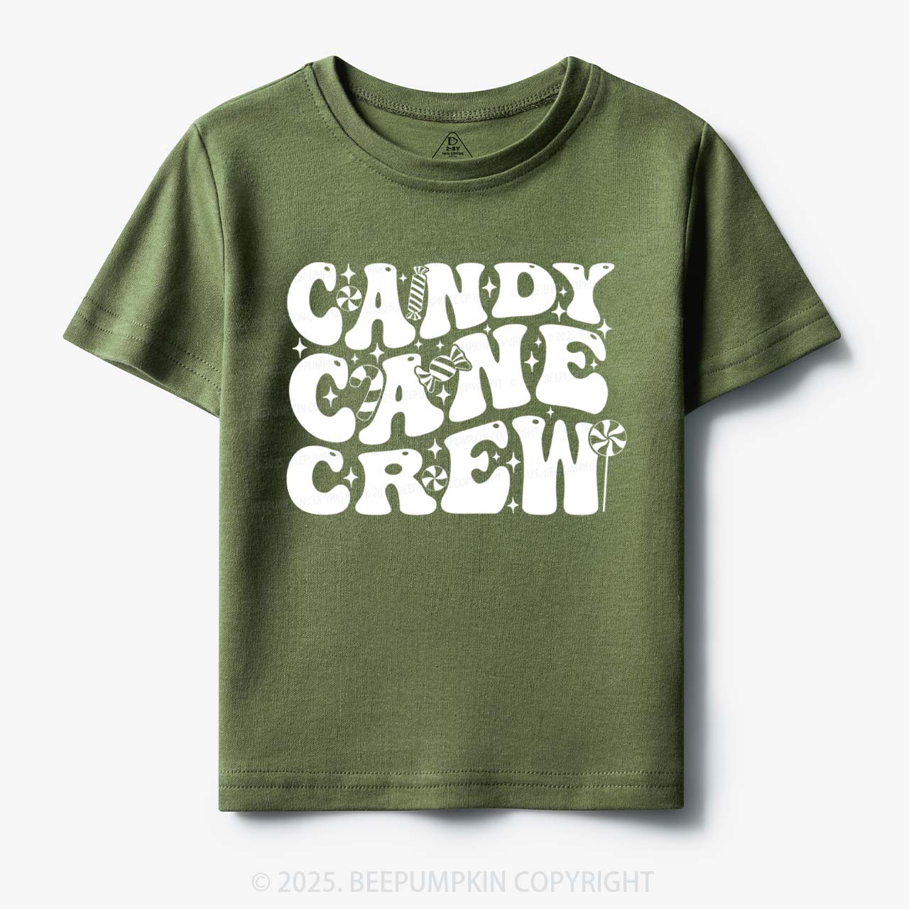 Candy Cane Crew Toddler&Kid's Tees Beepumpkin