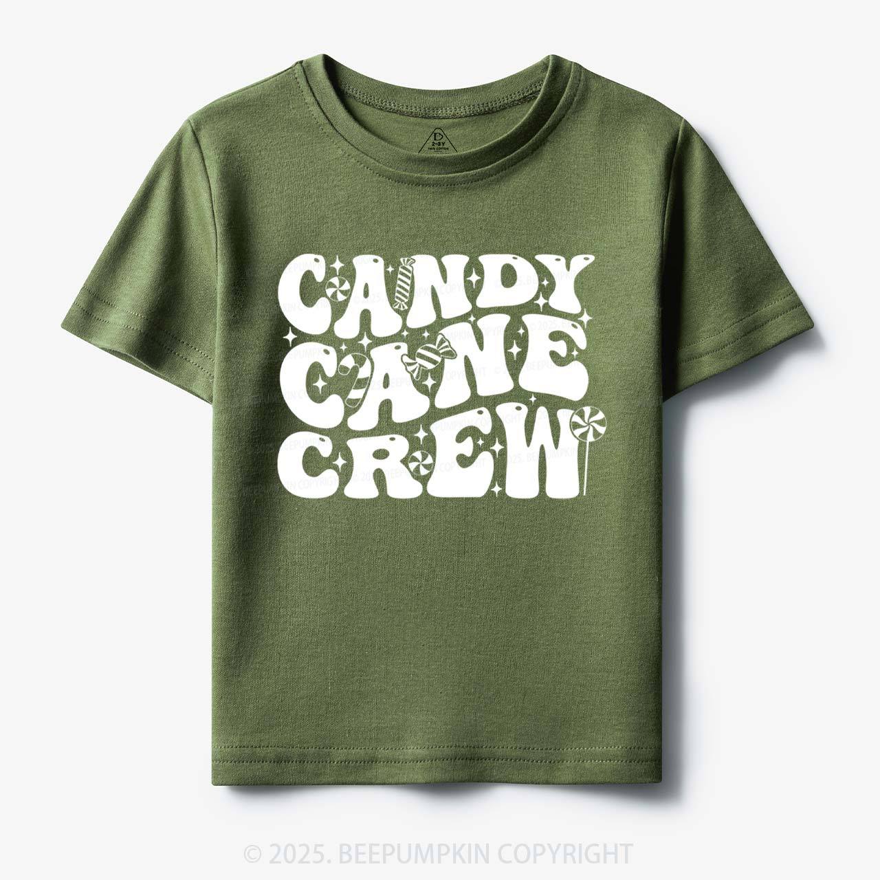 Candy Cane Crew Toddler&Kid's Tees Beepumpkin