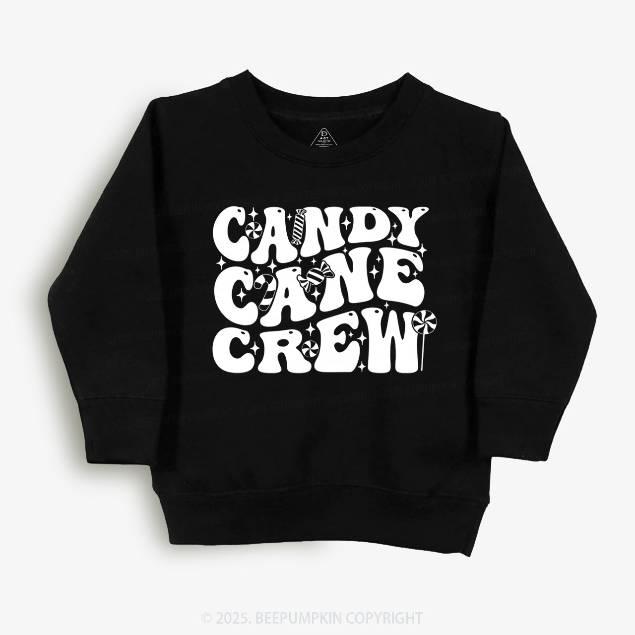 Candy Cane Crew Valentine Kid's Sweatshirt