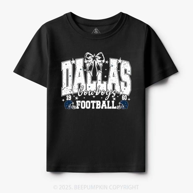Cowboy Coquette Bow Toddler&Kid's Tees Beepumpkin