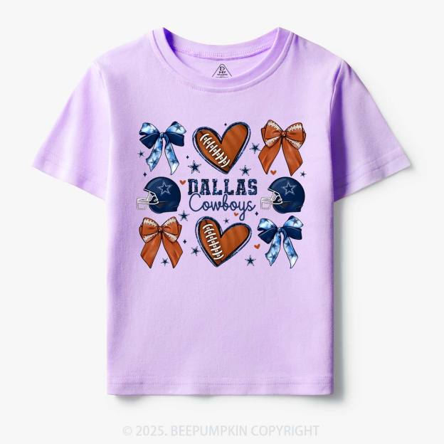 Blue Star Football Toddler&Kid's Tees Beepumpkin