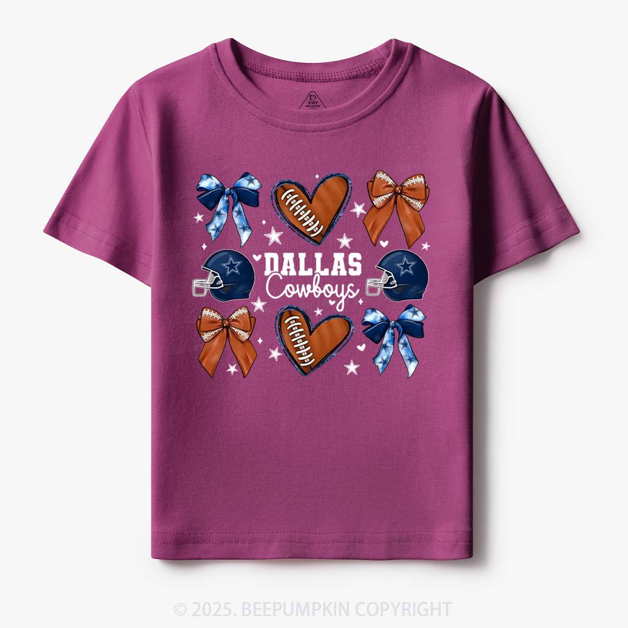 Blue Star Football Toddler&Kid's Tees Beepumpkin