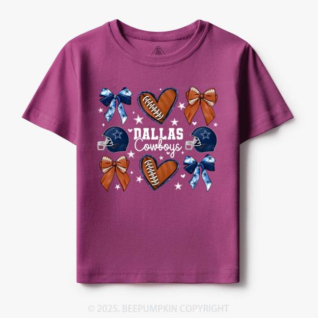 Blue Star Football Toddler&Kid's Tees Beepumpkin