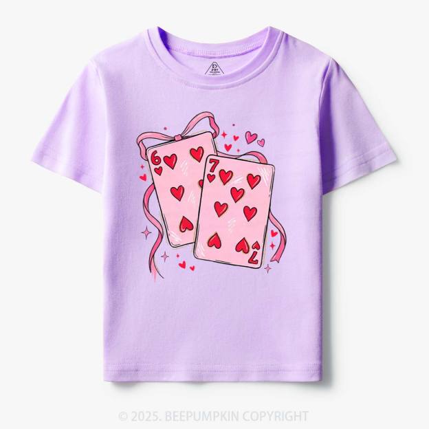 Playing Cards Valentine's Day 67 Toddler&Kid's Tees Beepumpkin