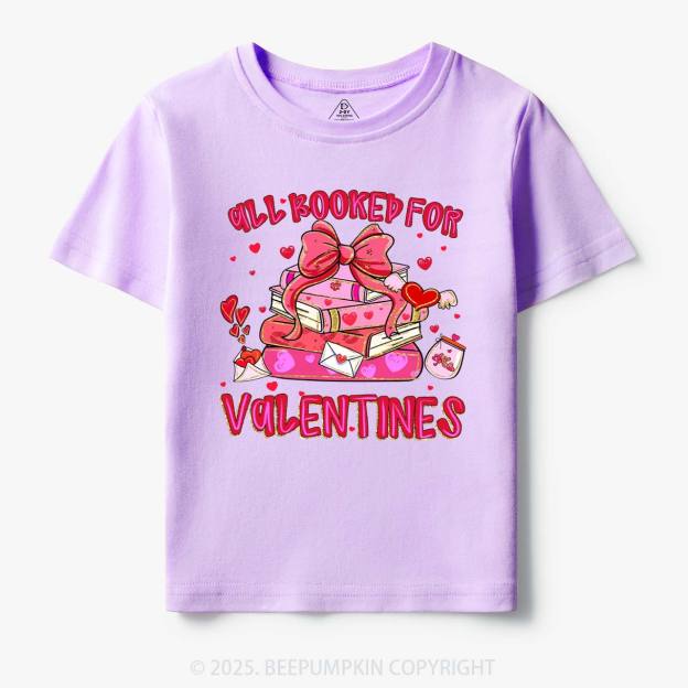 All Booked For Valentine's Day Toddler&Kid's Tees Beepumpkin