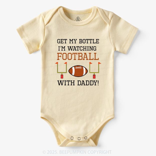  Football With Daddy Bodysuit Beepumpkin