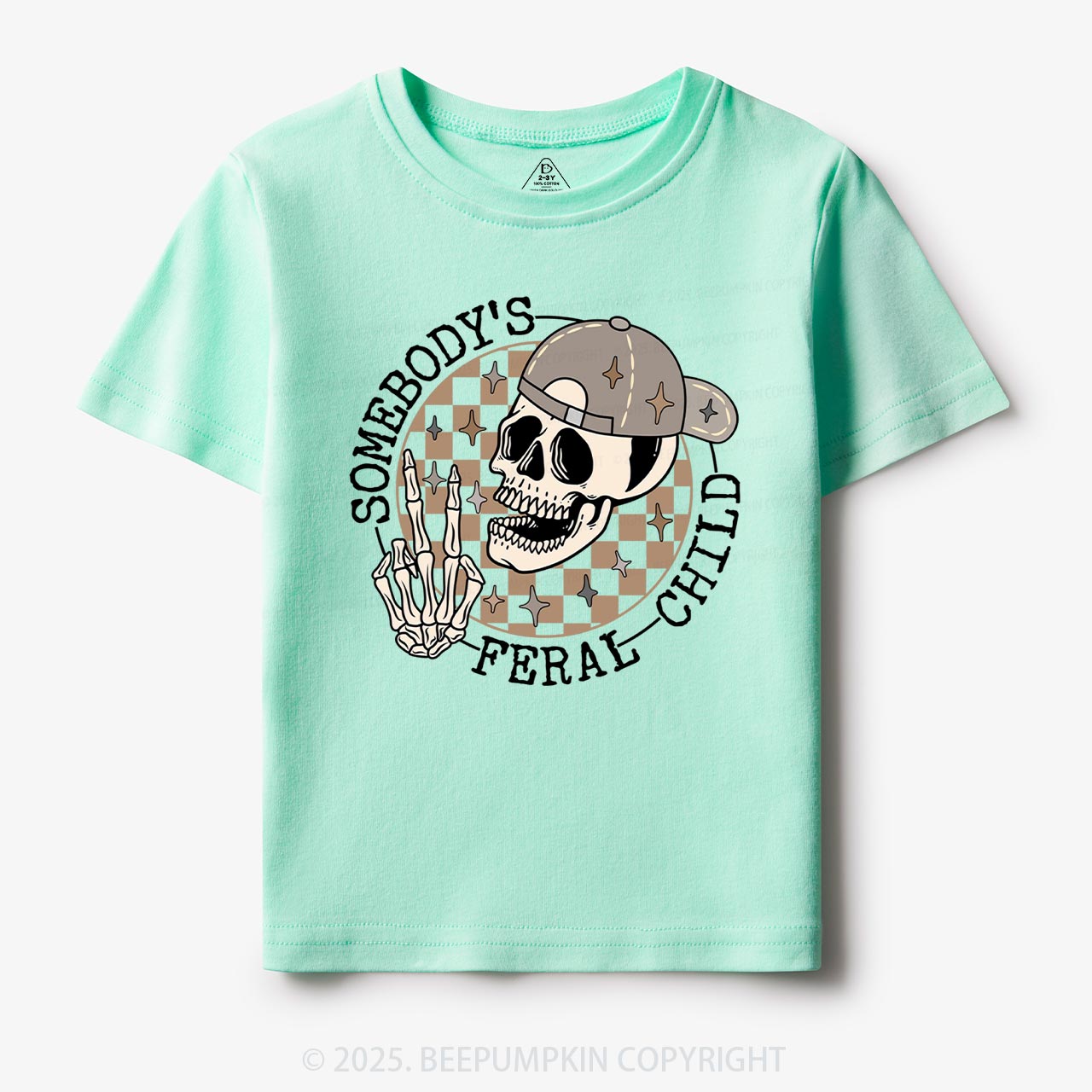 Somebody's Feral Child Toddler&Kid's Tees Beepumpkin 7