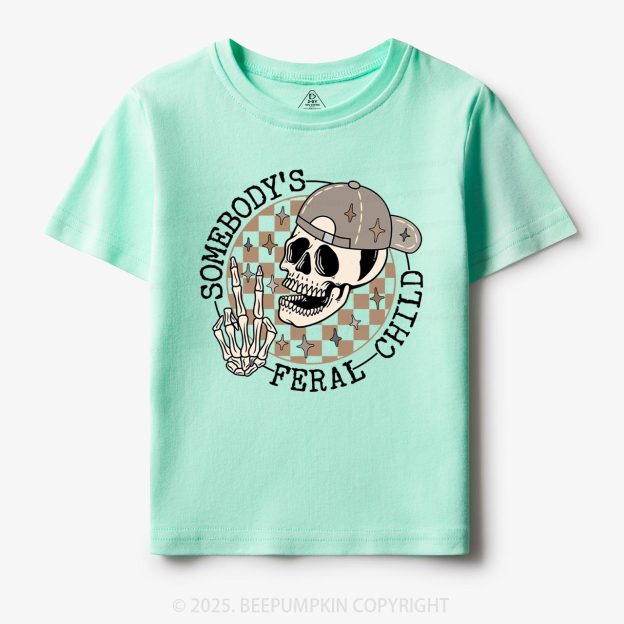 Somebody's Feral Child Toddler&Kid's Tees Beepumpkin 7