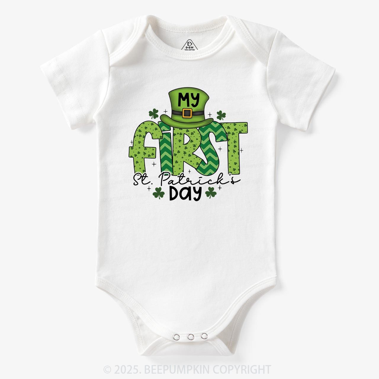 Baby’s First Luck St. Patrick's Day Bodysuit Beepumpkin