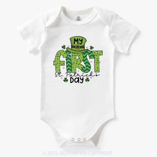 Baby’s First Luck St. Patrick's Day Bodysuit Beepumpkin