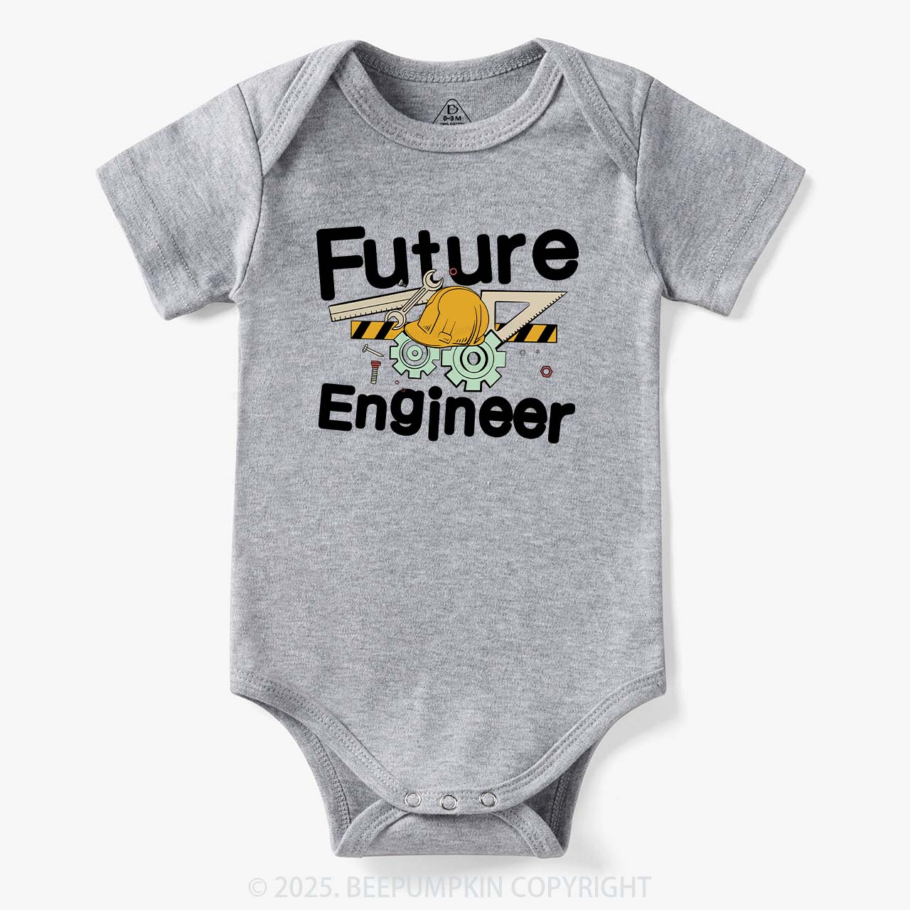 Mechanical Future Engineer Bodysuit For Baby