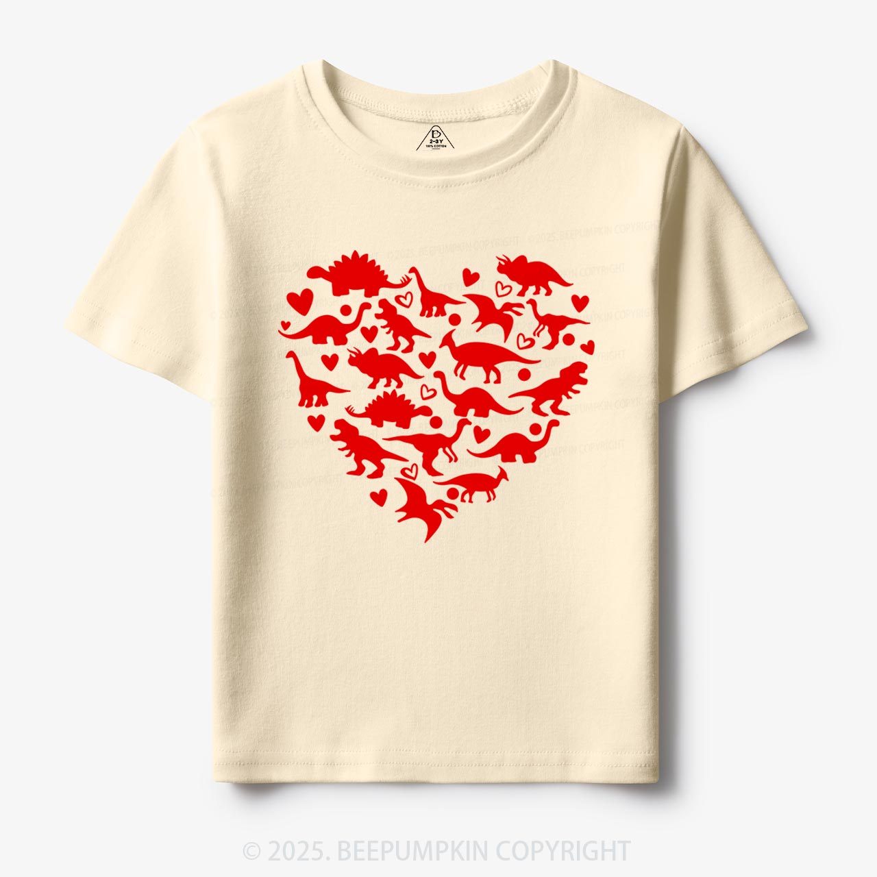 Dinosaur With Heart Toddler&Kid's Tees Beepumpkin
