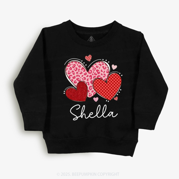 Personalized Lovely Layers Of Love Kid's Sweatshirt