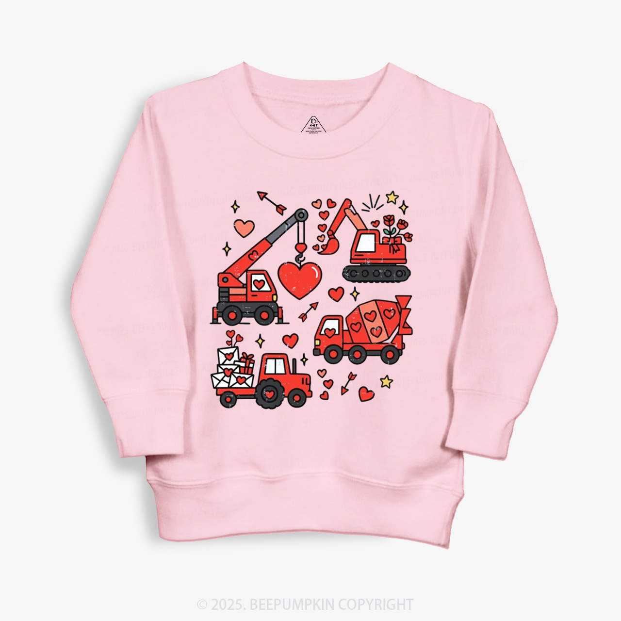 Operation Love Build Valentine's Day Kid's Sweatshirt