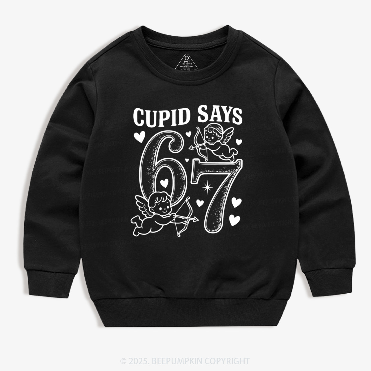 Cupid Days 67 Love Graphic Kid's Sweatshirt