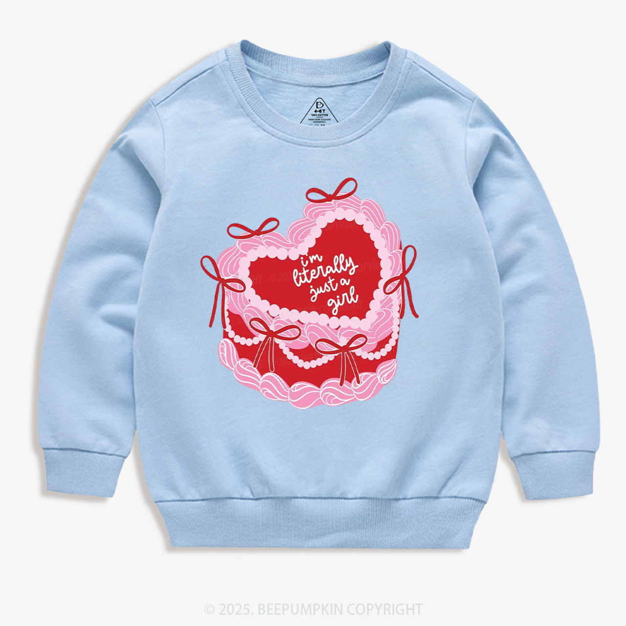 Literally Just A Girl Kid's Sweatshirt