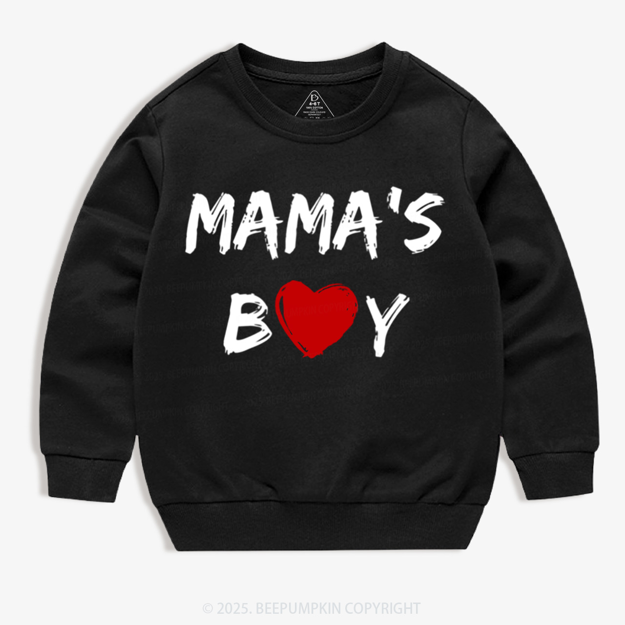 Mama's Boy Valentine's Day Kid's Sweatshirt