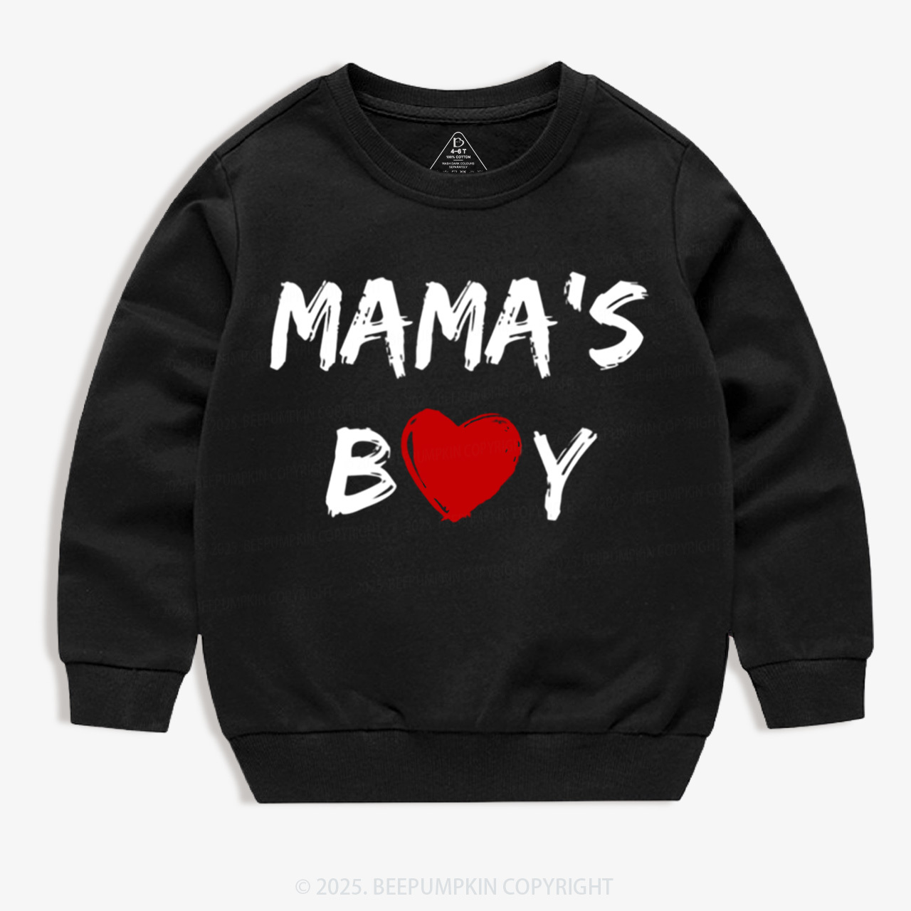 Mama's Boy Valentine's Day Kid's Sweatshirt