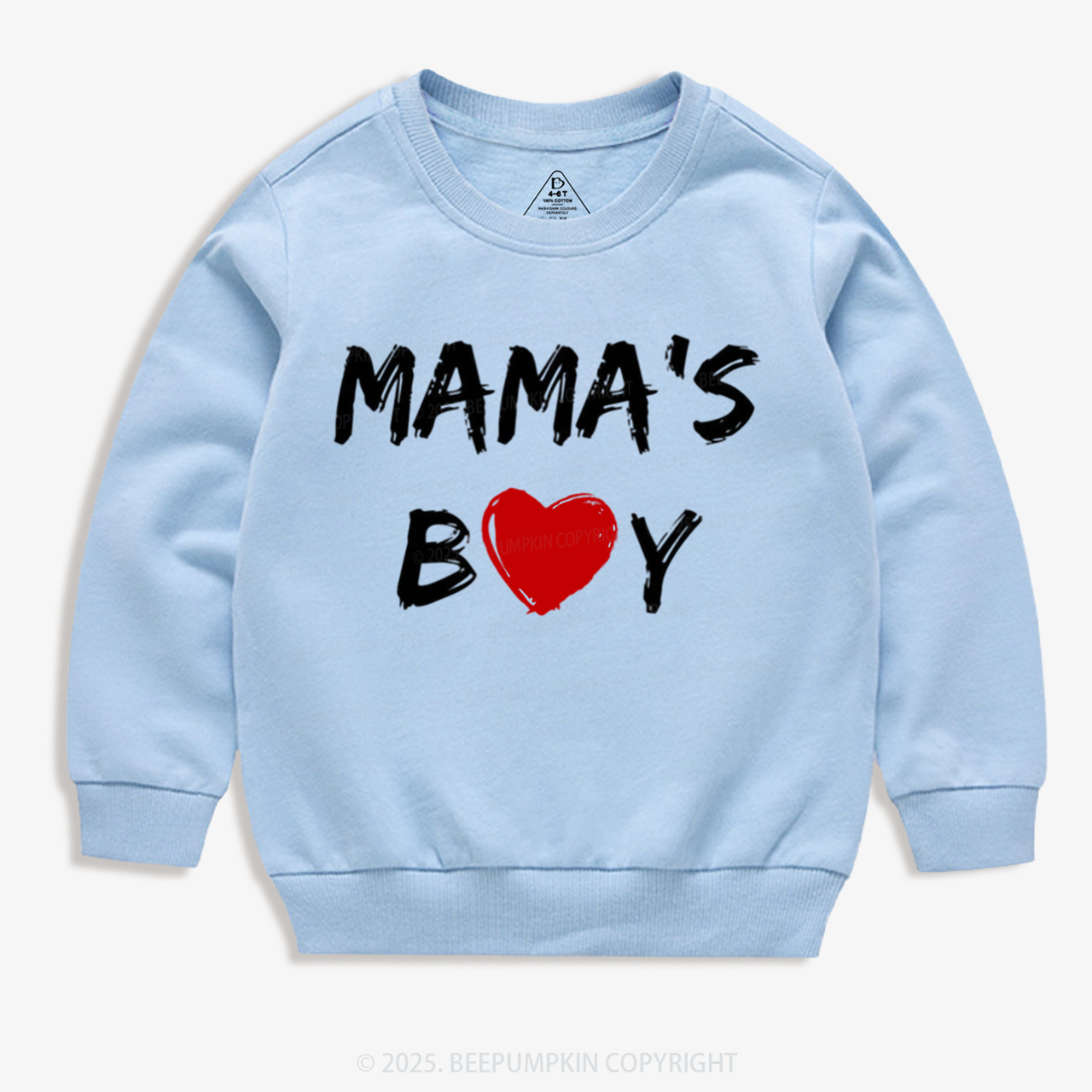 Mama's Boy Valentine's Day Kid's Sweatshirt