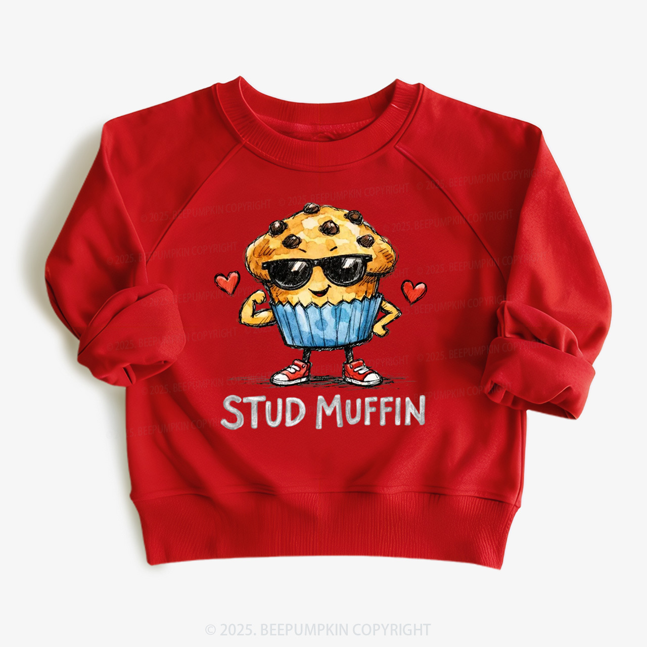 Stud Muffin Valentine's Day Kid's Sweatshirt