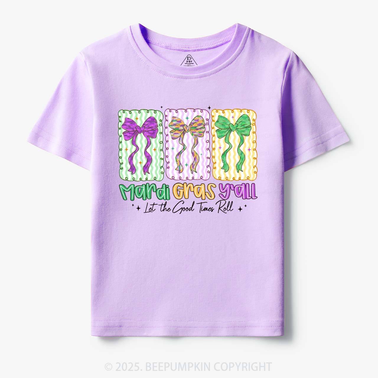 Let The Good Times Roll Toddler&Kid's Tees Beepumpkin