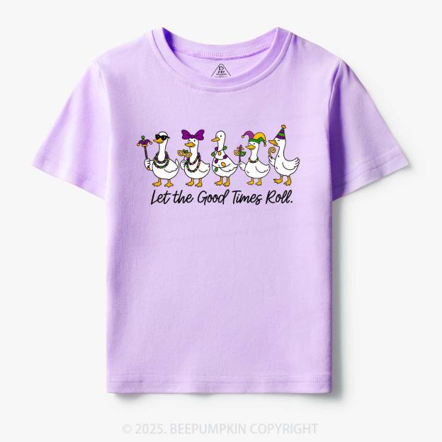 Silly Goose Mardi Gras Toddler&Kid's Tees Beepumpkin