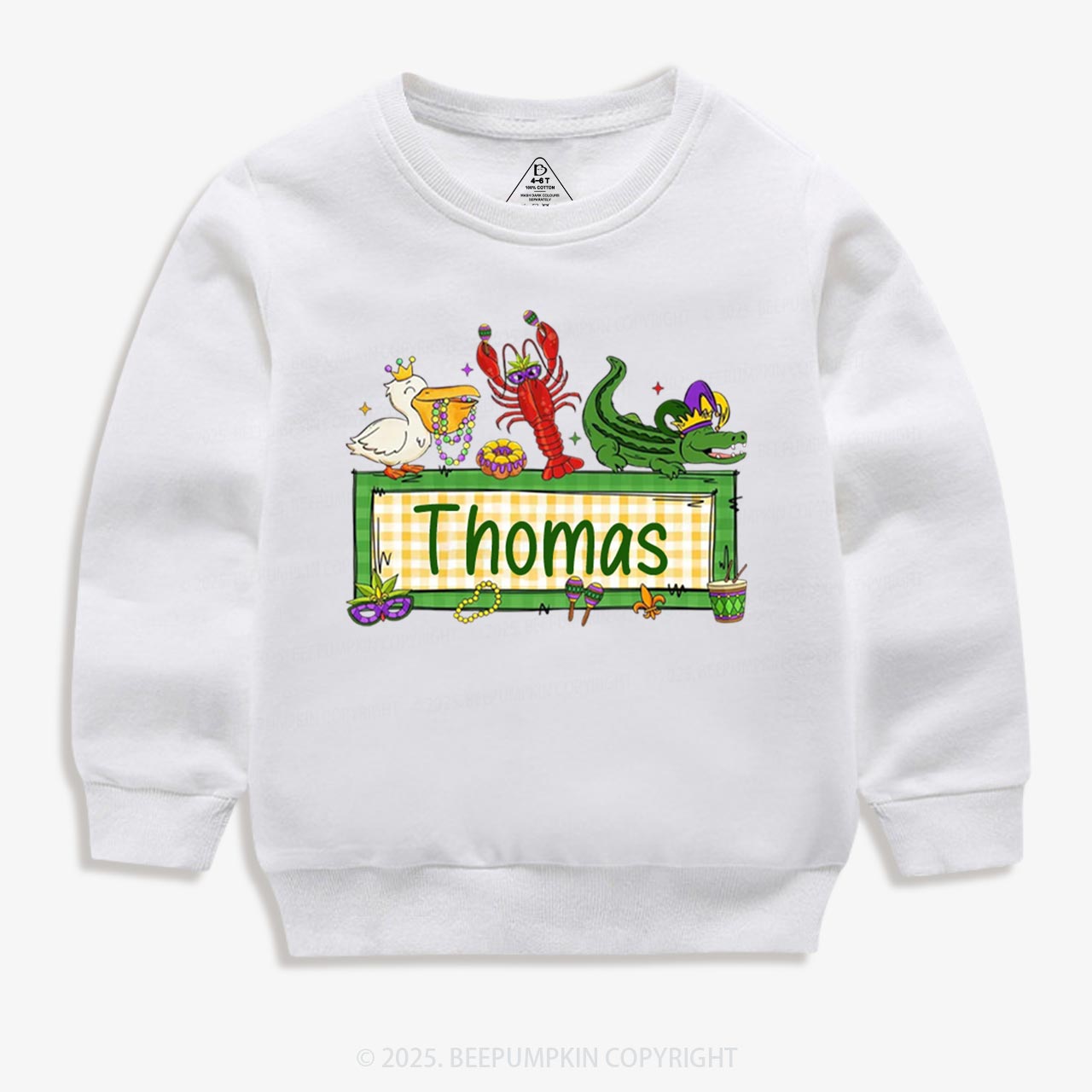 Personalized Tiny Parade Nameset Kid's Sweatshirt